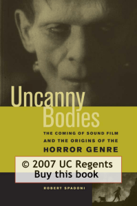 Uncanny Bodies - University of California Press