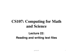 Lecture23 - Computer Science