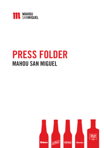 press folder - Mahou San Miguel