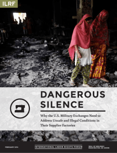 dangerous silence - International Labor Rights Forum