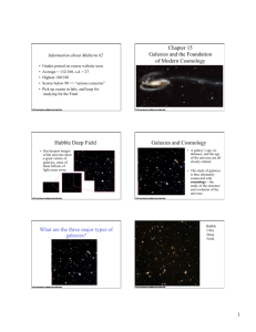 Chapter 15 Galaxies and the Foundation of Modern Cosmology