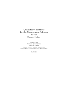 Quantitative Methods for the Management Sciences 45