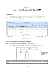How to Make Graphs with Excel 2007