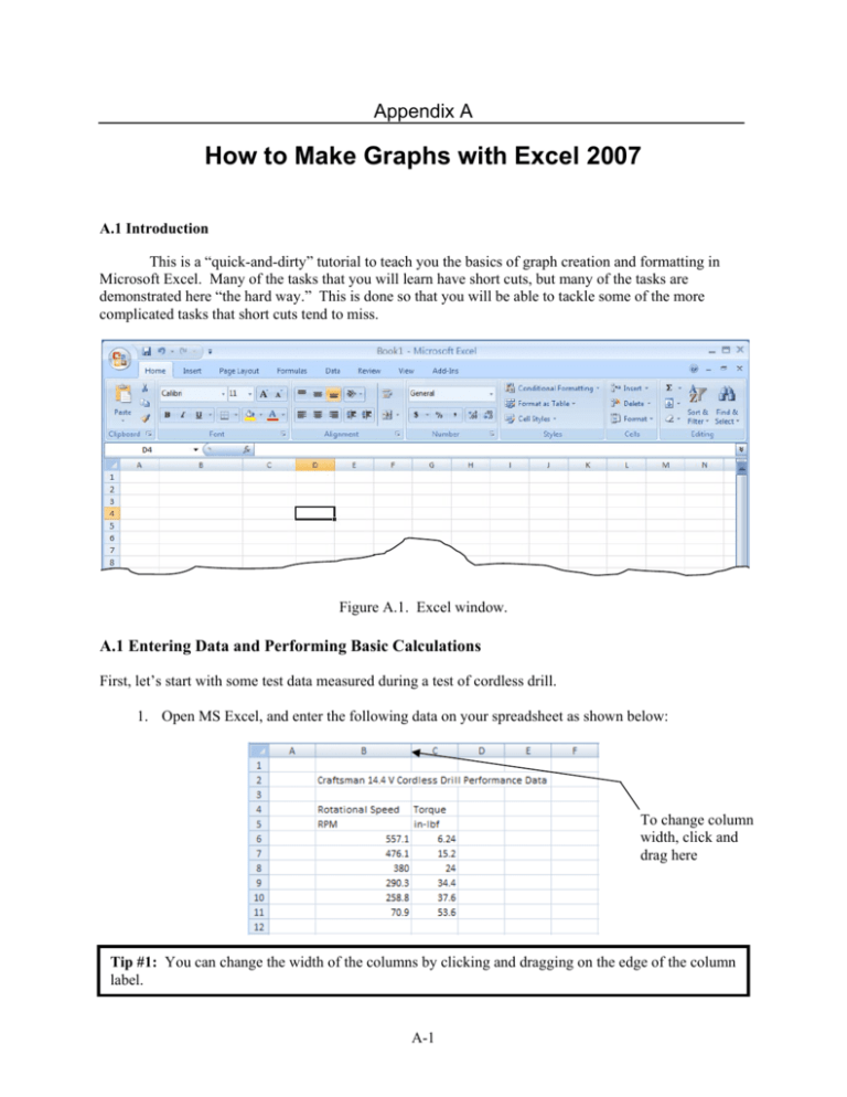 How To Make Graphs With Excel 2007