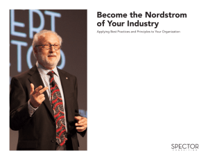 Become the Nordstrom of Your Industry