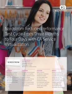 Nordstrom Reduces Performance Test Cycle from Three Months to