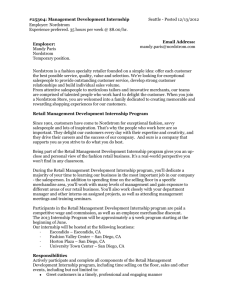 Management Development Internship Seattle