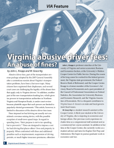 Virginia abusive driver fees