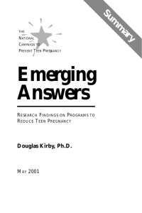 Emerging Answers