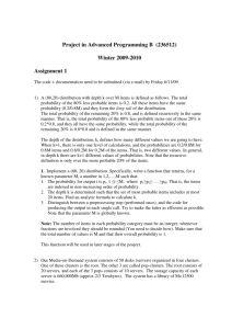 Winter 2009-2010 Assignment 1