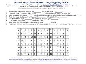 About the Lost City of Atlantis – Easy Geography for Kids