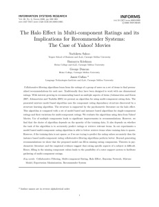 The Halo Effect in Multi-component Ratings and its Implications for