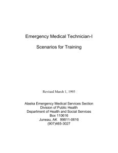 Emergency Medical Technician-i Scenarios For Training