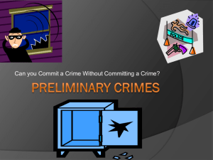 Preliminary Crimes