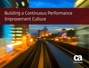 Building a Continuous Performance