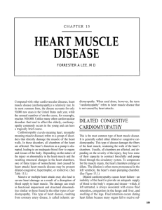 Chapter 15 Heart Muscle Disease