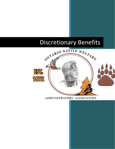 Discretionary Benefits