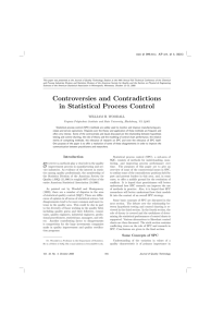 Controversies and Contradictions in Statistical Process Control