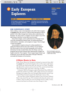 Early European Explorers Early European Explorers