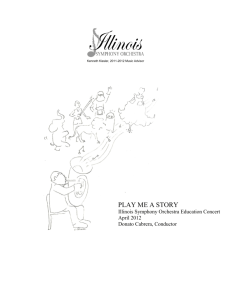 play me a story - Illinois Symphony Orchestra