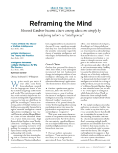 Reframing the Mind
