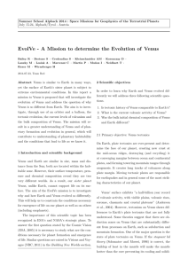 EvolVe - A Mission to determine the Evolution of Venus