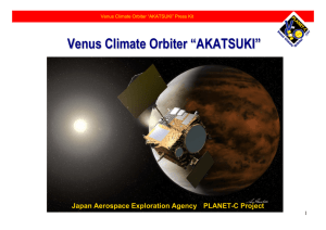 Venus Climate Orbiter "AKATSUKI"