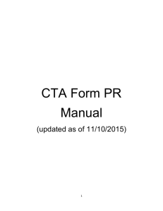 EasyFile Form CTA-PR Filing System Help