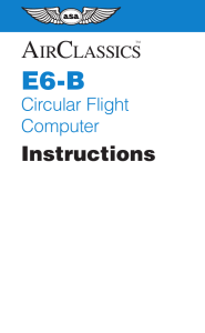Circular Flight Computer