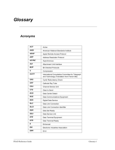 Glossary - Encore Networks
