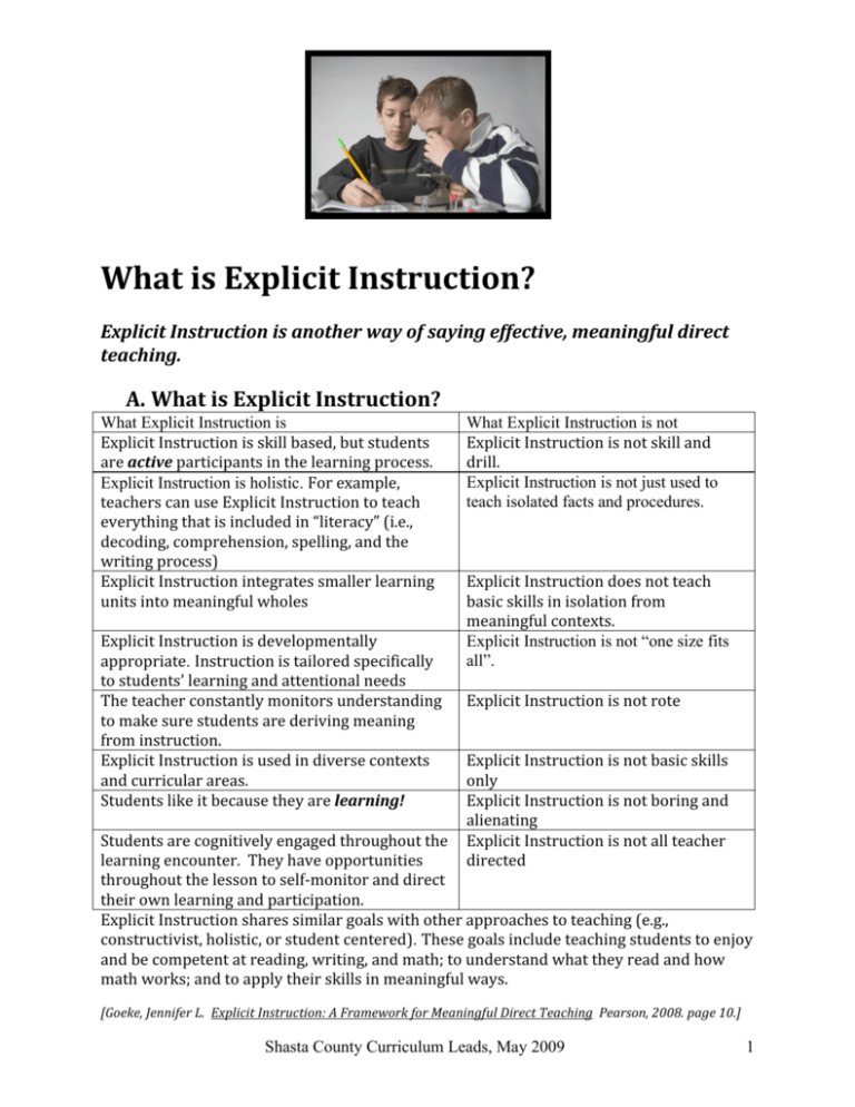 explicit-instruction