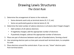 Drawing Lewis Structures