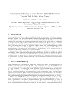 Aerodynamic Validation of Wind Turbine Airfoil Models in the