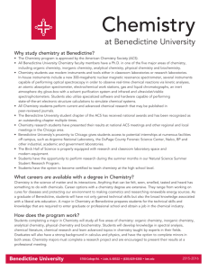 Chemistry - Benedictine University