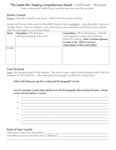 “The Scarlet Ibis” Reading Comprehension Packet