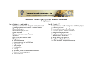 Common Sense Economics (2010) by Gwartney, Stroup, Lee, and