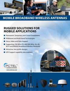 Mobile Broadband Wireless Antennas