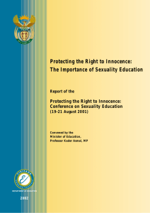 Protecting the Right to Innocence