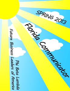 Click here to the Communicator - Florida FBLA-PBL