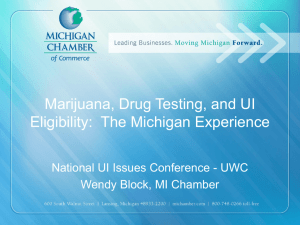 Marijuana, Drug Testing, and UI Eligibility