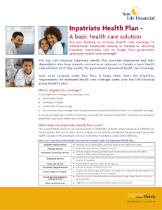 Inpatriate Health Plan