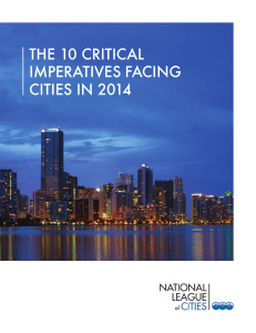 THE 10 CRITICAL IMPERATIVES FACING CITIES IN 2014