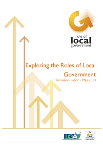 Exploring the Roles of Local Government