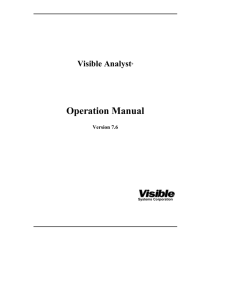 Visible Analyst® Operation Manual