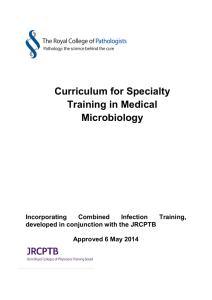 Curriculum for Medical microbiology 2014