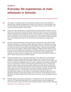 Everyday life experiences of male witnesses in Schools
