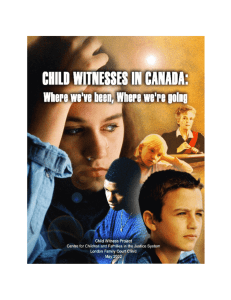 20 years of working with child witnesses