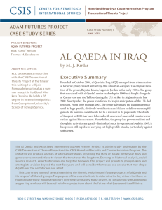 Al Qaeda in Iraq - Center for Strategic and International Studies