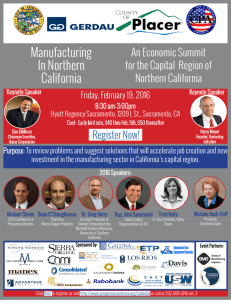 the Manufacturing Summit Flyer