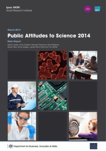 Public Attitudes to Science